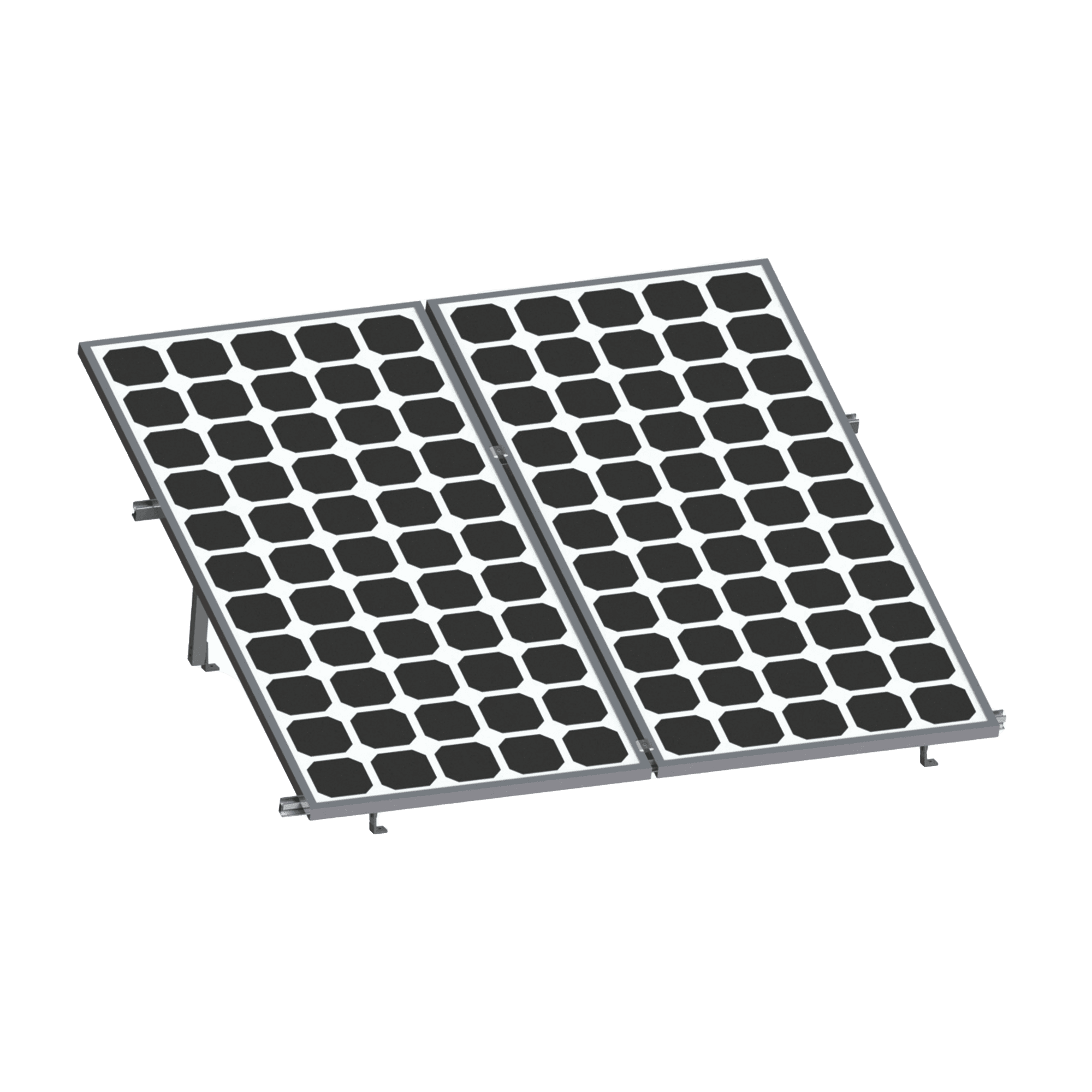 Montaje EPCOM para 2 Paneles Solares